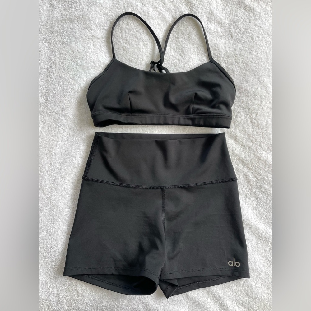 ALO Yoga Black Activewear Set